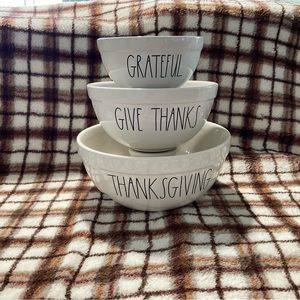 Rae Dunn Thanksgiving Mixing Bowls